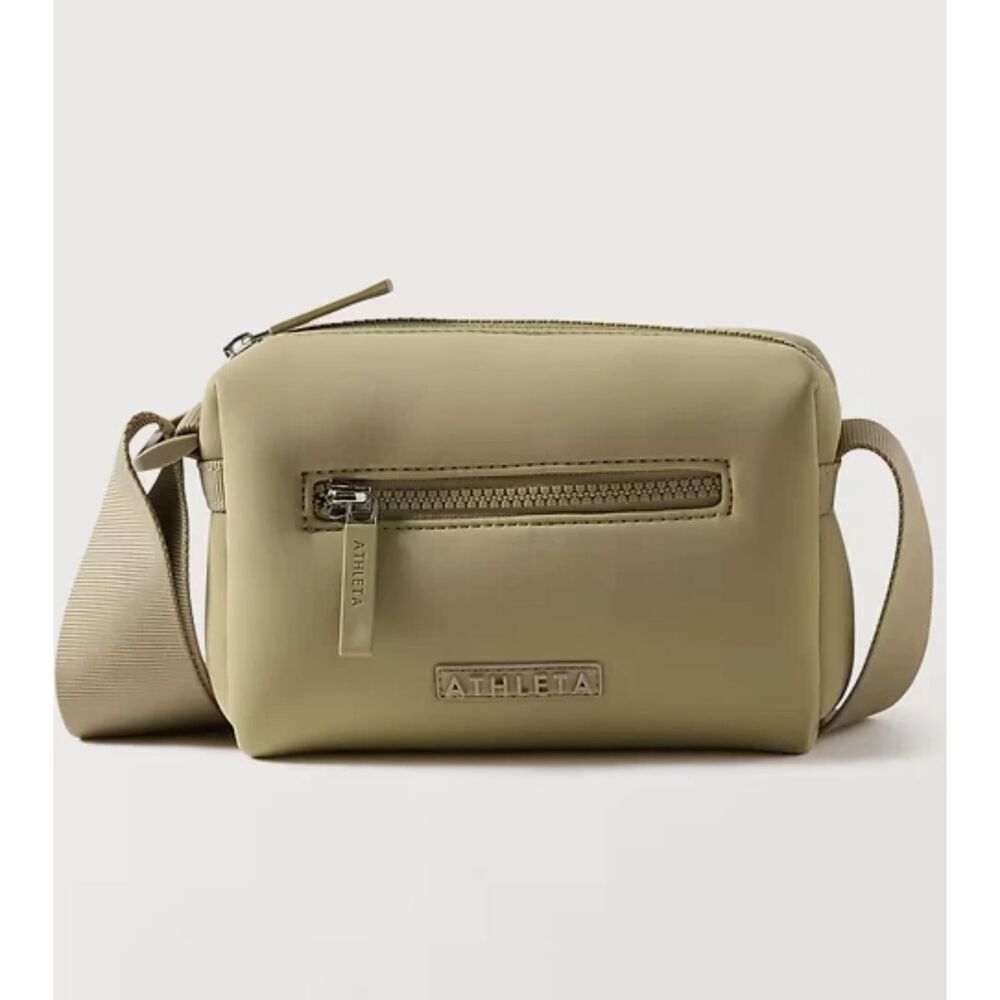 Athleta Diem Crossbody Bag Olive Branch